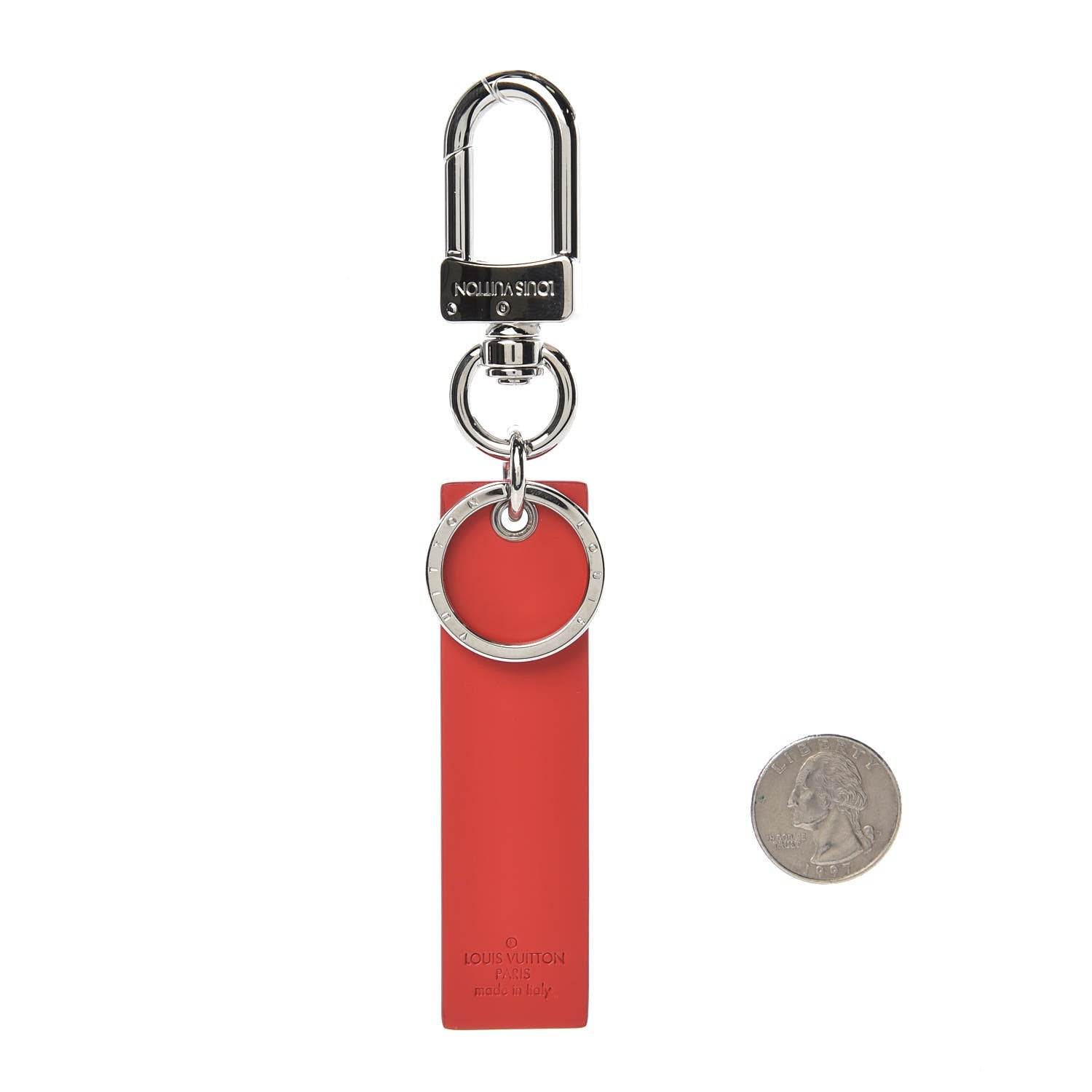 Louis Vuitton X SUPREME Epi Key Chain Bag Charm Red 2 of 6