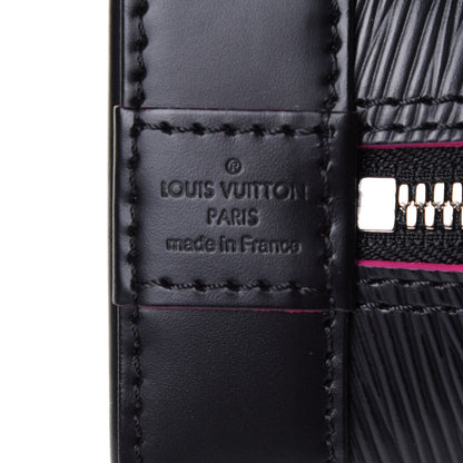 Louis Vuitton Epi Alma BB Black Hot Pink 6 of 11