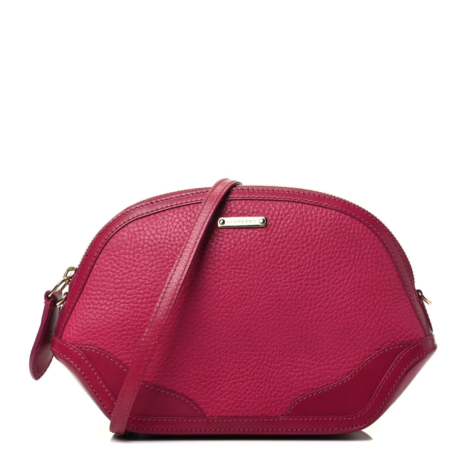 Burberry Grained Calfskin Orchard Crossbody Bright Rhubarb Pink 1 of 4