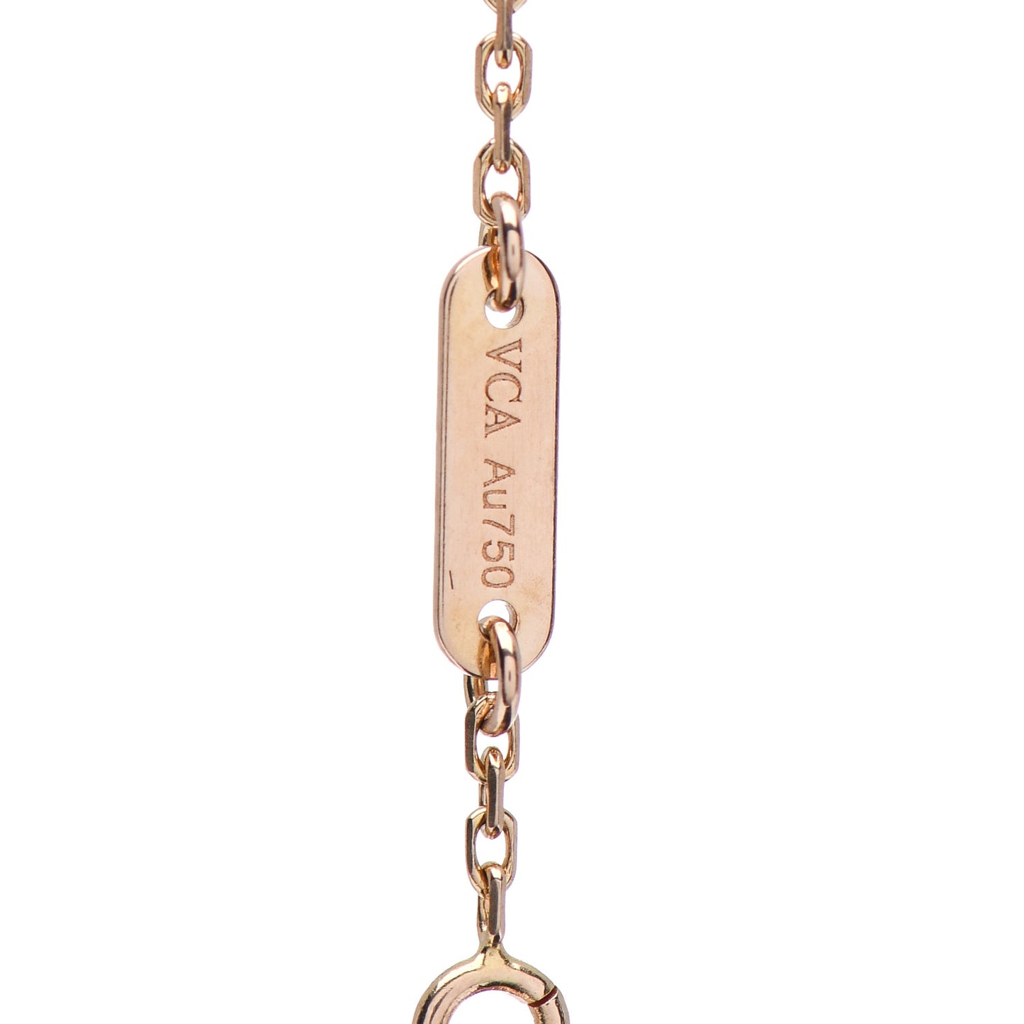 18K Rose Gold Carnelian Sweet Alhambra Heart Bracelet