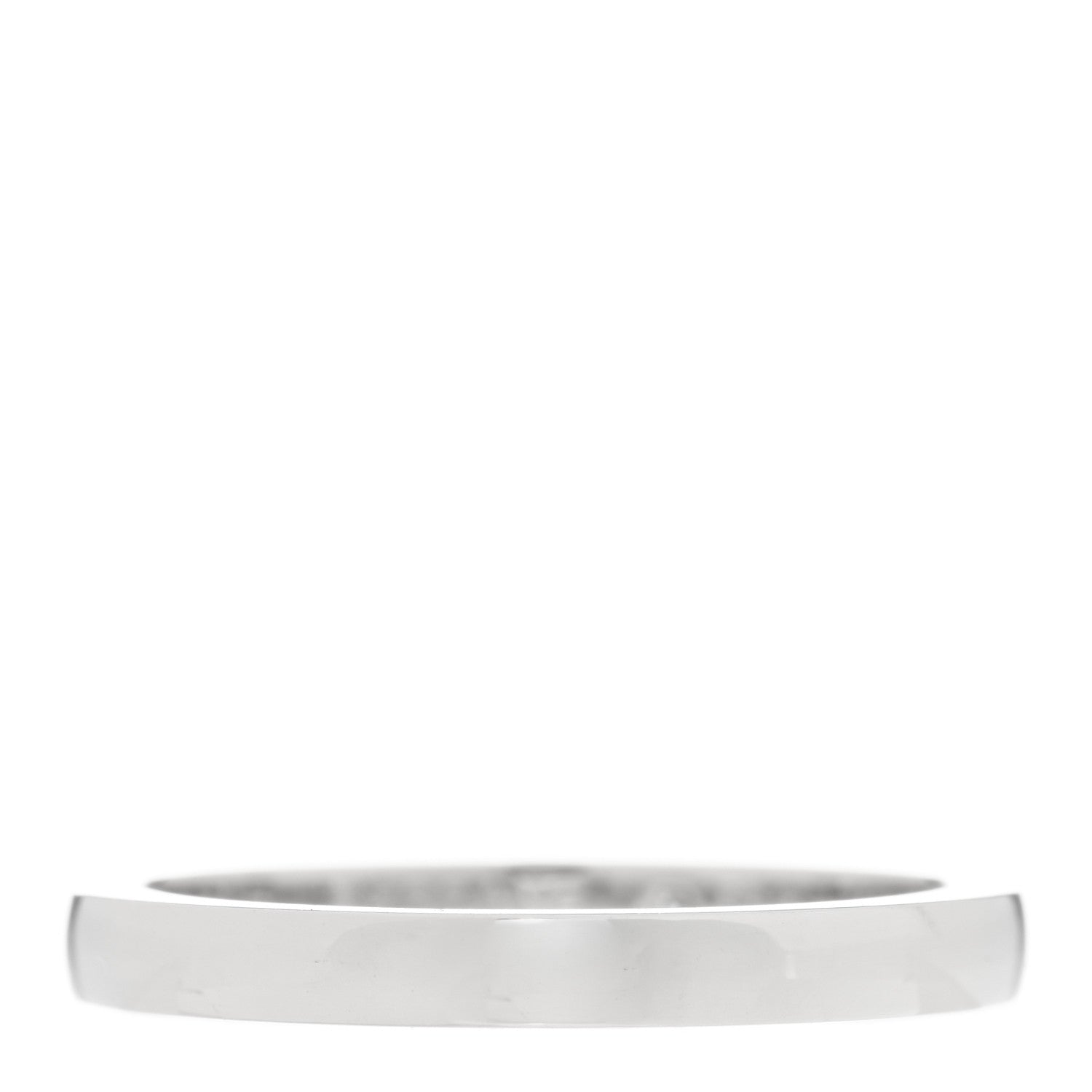 Cartier Platinum Diamond 2.1mm Ballerine Wedding Band Ring 48 4.5 3 of 5