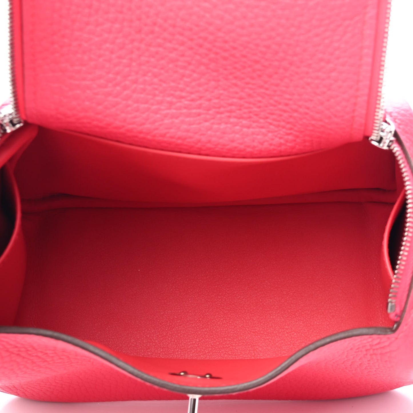 Taurillon Clemence Mini Lindy 20 Rose Extreme