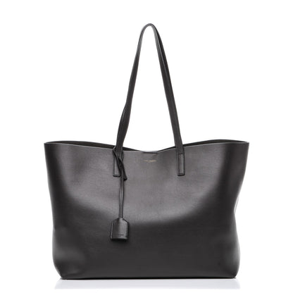 Saint Laurent Calfskin Large Shopping Tote Dark Grey 1 of 9