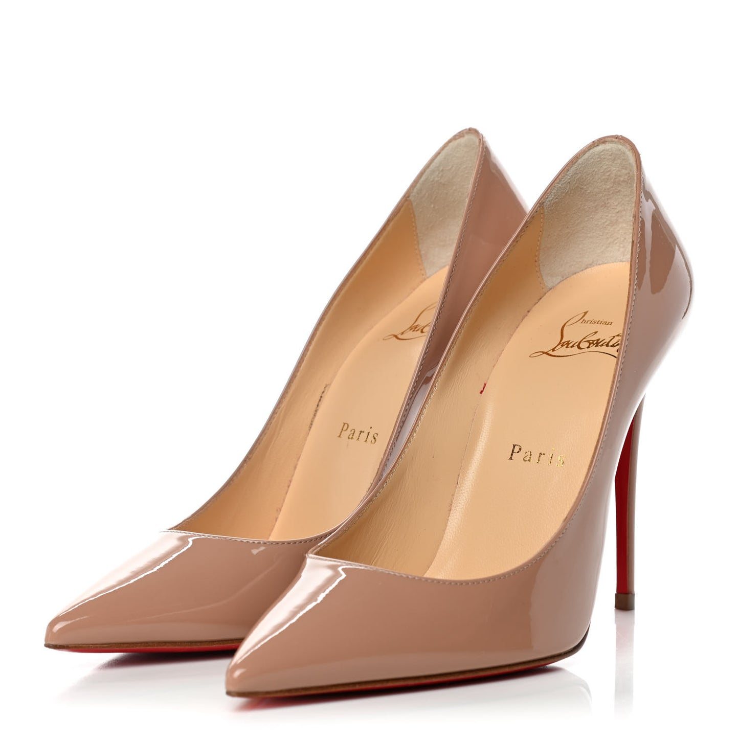 Patent Kate 100 Pumps 37 Nude