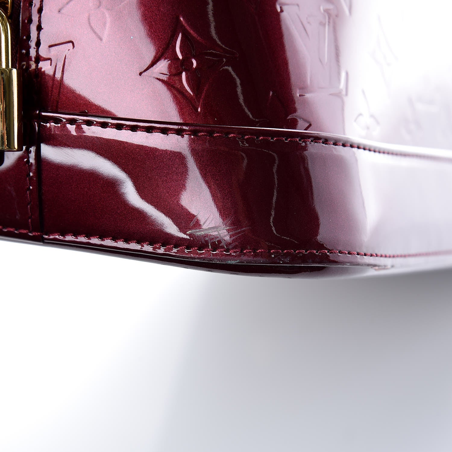 Louis Vuitton Vernis Alma GM Rouge Fauviste 11 of 12