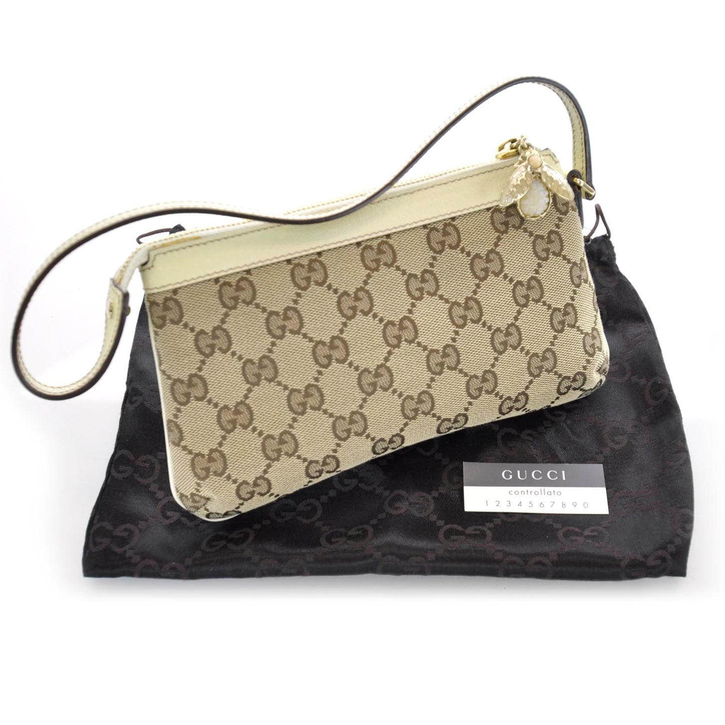 Monogram Bumble Bee Charm Pochette