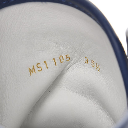Louis Vuitton Monogram Denim Punchy Sneakers 35.5 Blue 7 of 9