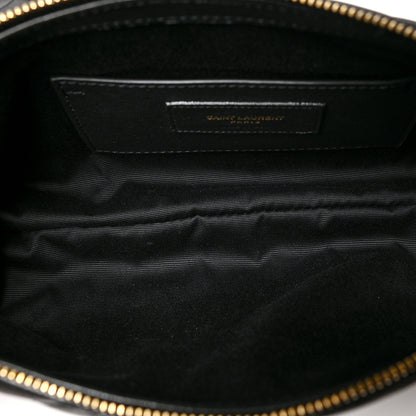 Saint Laurent Lambskin Quilted Maxi Icare Shopping Tote Black 7 of 20
