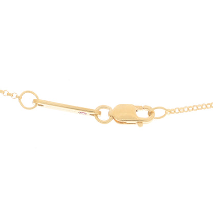 Roberto Coin 18K Yellow Gold Diamond Barocco Twisted Circle Necklace 5 of 8