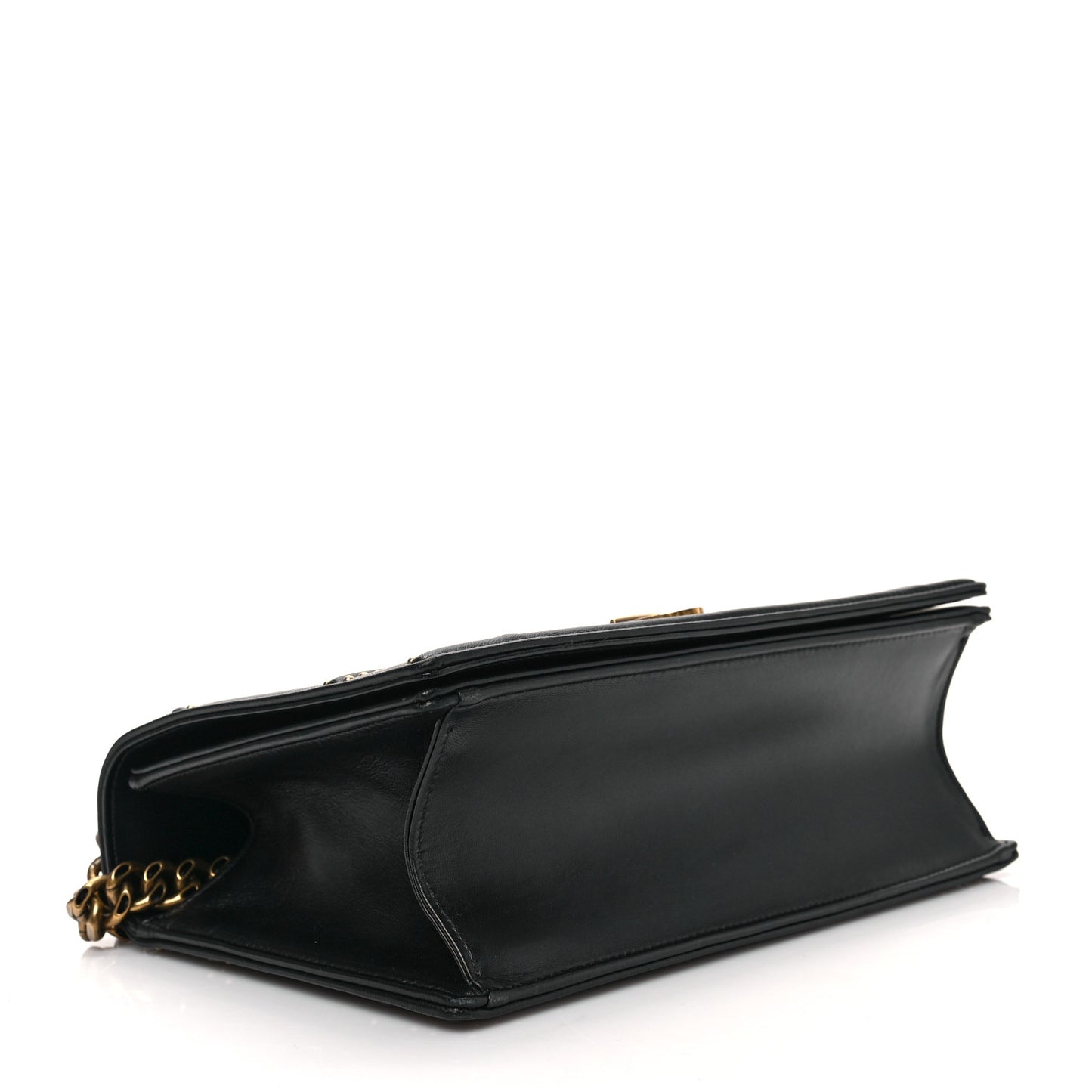 Lambskin Studded Medium Diorama Flap Bag Black