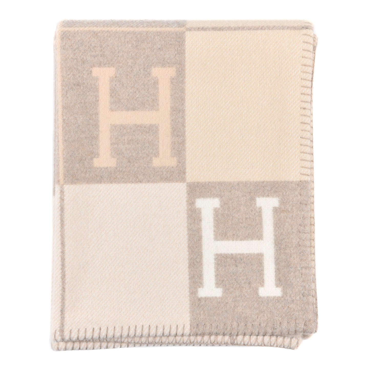 Wool Cashmere Avalon III Blanket Coco Camomille