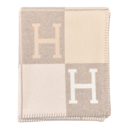 Hermes Wool Cashmere Avalon III Blanket Coco Camomille 1 of 3