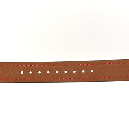 Hermes Swift Apple Watch Attelage Double Tour Band Orange Field 4 of 10