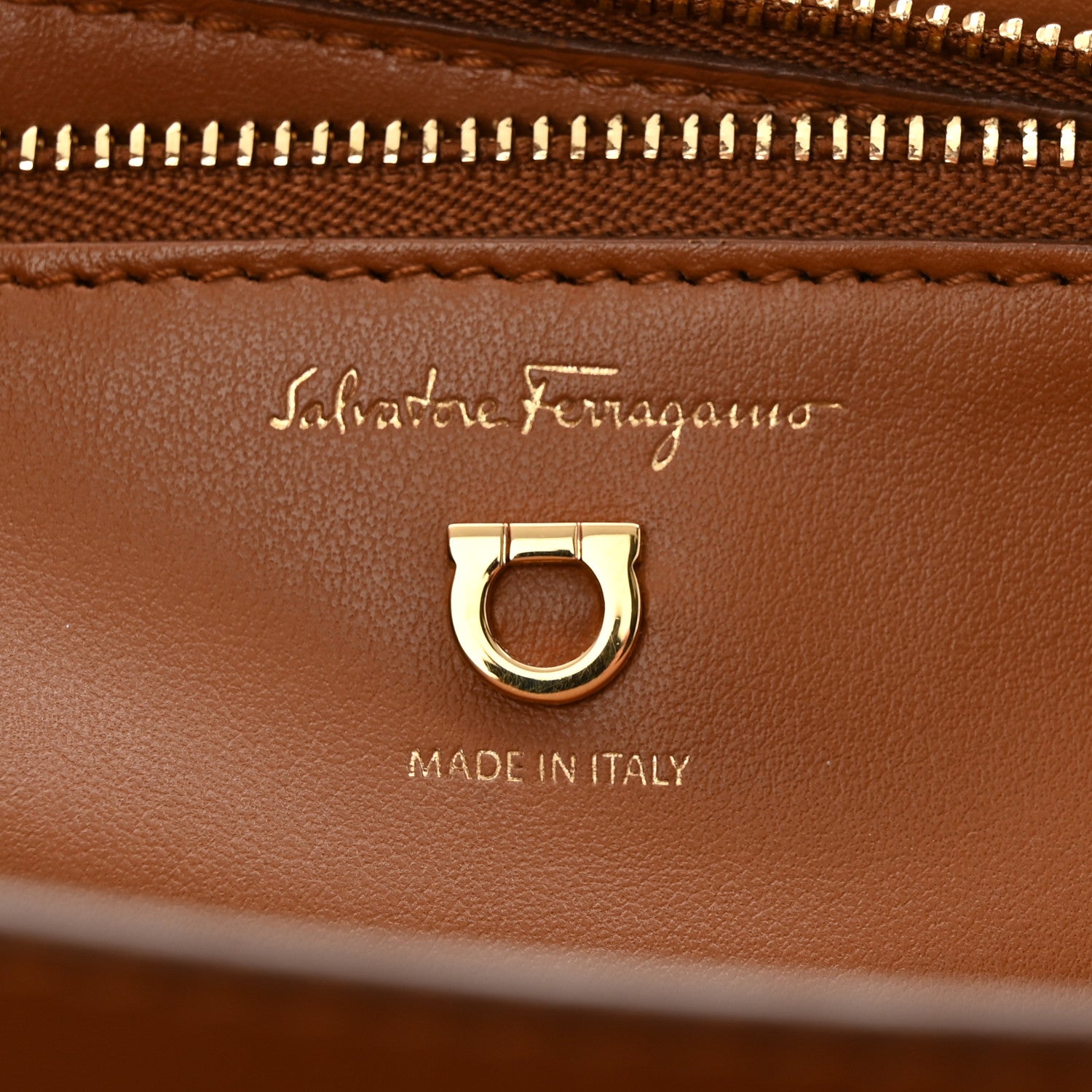 Salvatore Ferragamo Calfskin Joanne Crossbody Sella 6 of 13