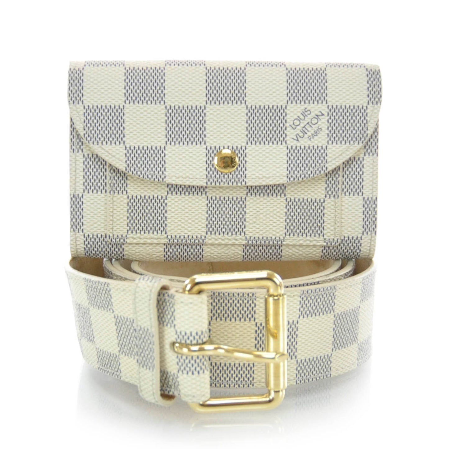 Damier Azur Pochette Solo Belt 100 40