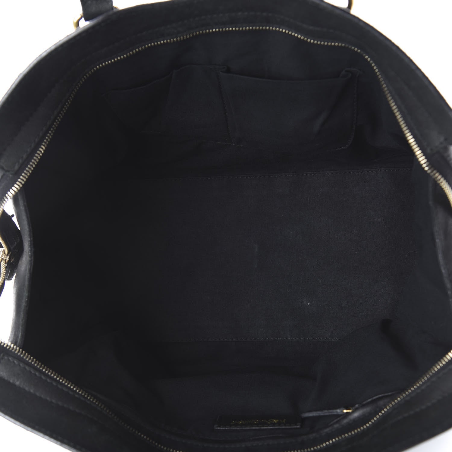 Saint Laurent Sheepskin Medium Cabas ChYc Black 5 of 11