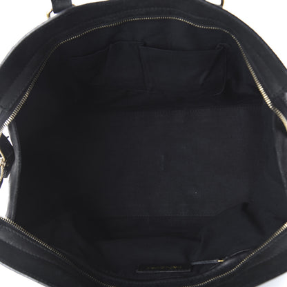 Saint Laurent Sheepskin Medium Cabas ChYc Black 5 of 11