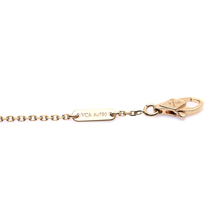 Van Cleef & Arpels 18K Yellow Gold Mother of Pearl Sweet Alhambra Bracelet 5 of 10
