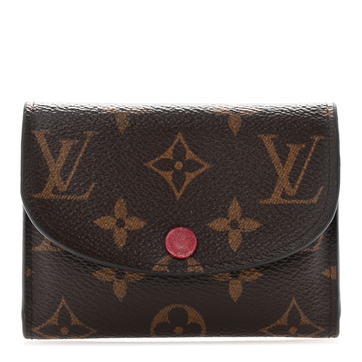 Monogram Rosalie Coin Purse Fuchsia