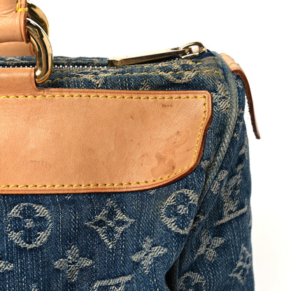Louis Vuitton Monogram Denim Neo Speedy Blue 11 of 12