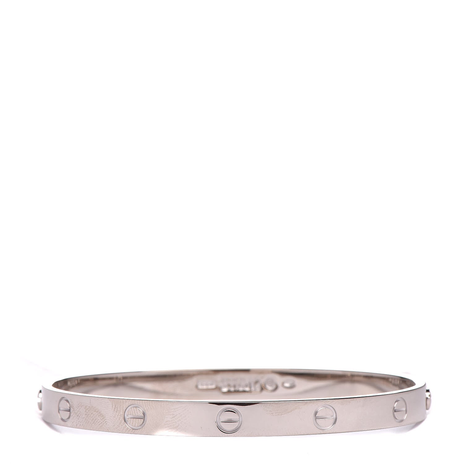 Cartier 18K White Gold LOVE Bracelet 20 3 of 4