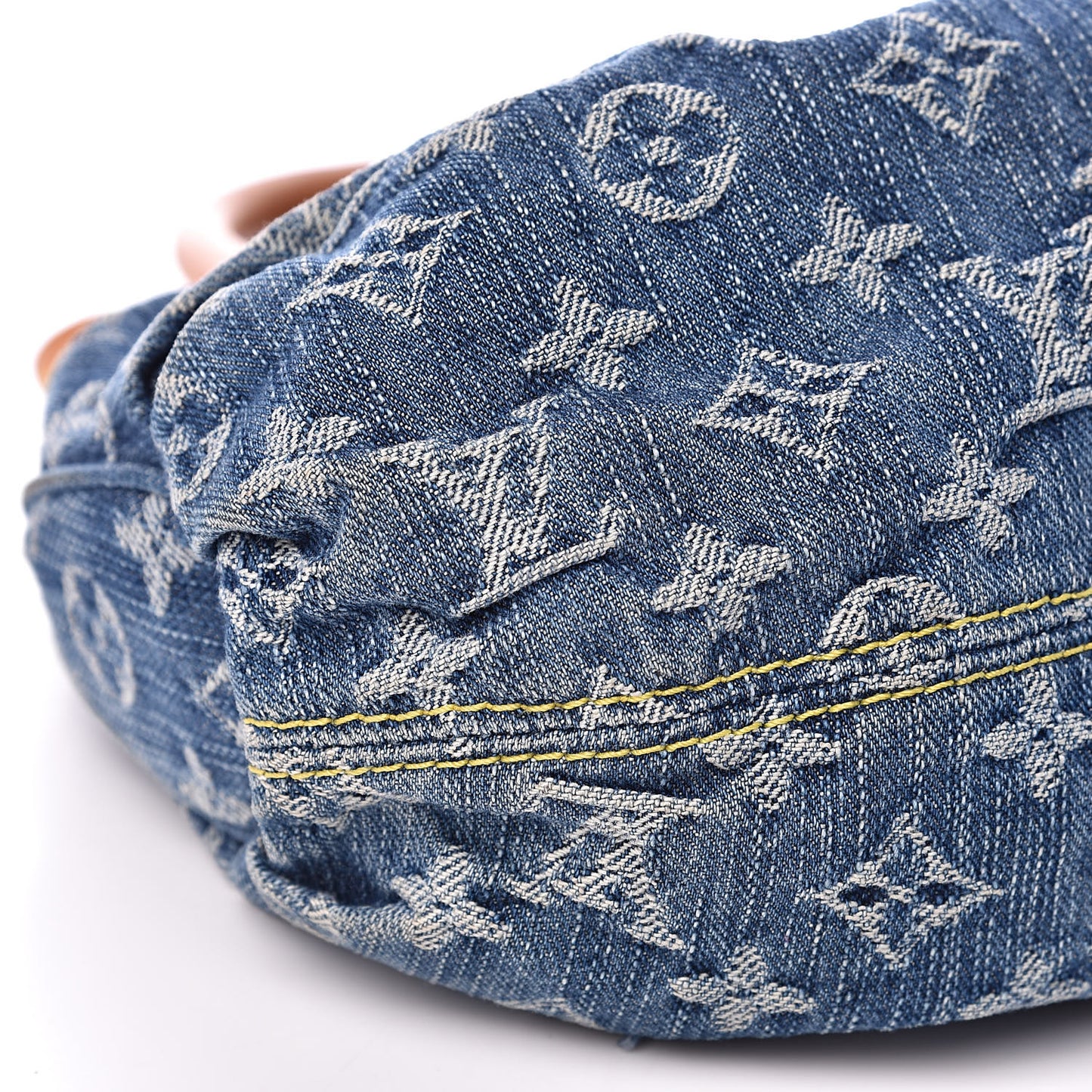 Monogram Denim Pleaty Blue