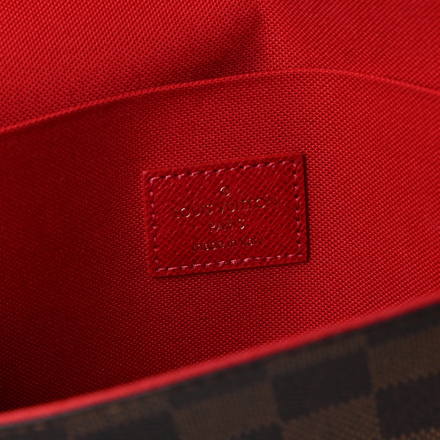 Damier Ebene Pochette Felicie Chain Wallet