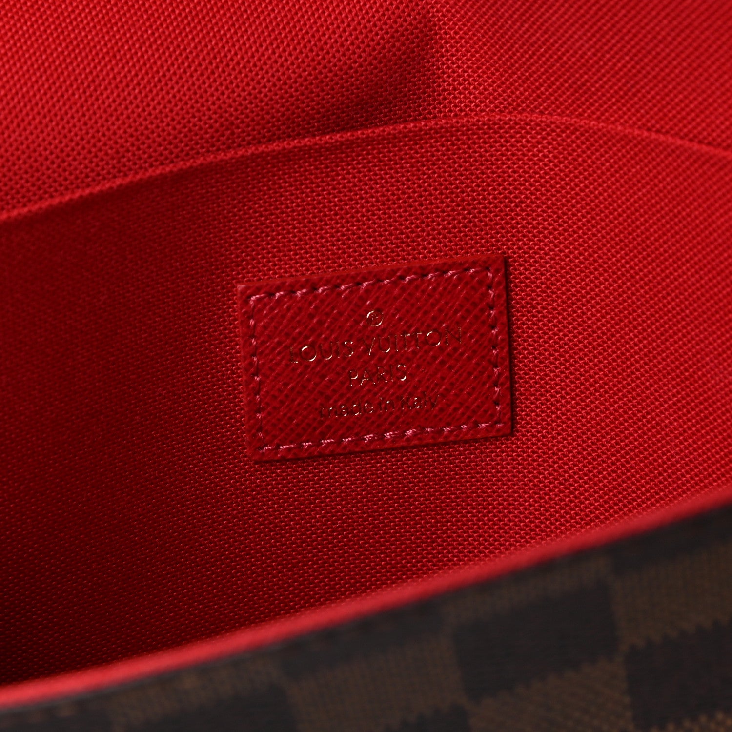 Louis Vuitton Damier Ebene Pochette Felicie Chain Wallet 6 of 8
