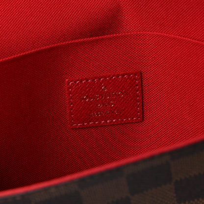 Louis Vuitton Damier Ebene Pochette Felicie Chain Wallet 6 of 8