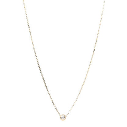 Cartier 18K Yellow Gold Diamond LM D'Amour Pendant Necklace 1 of 5