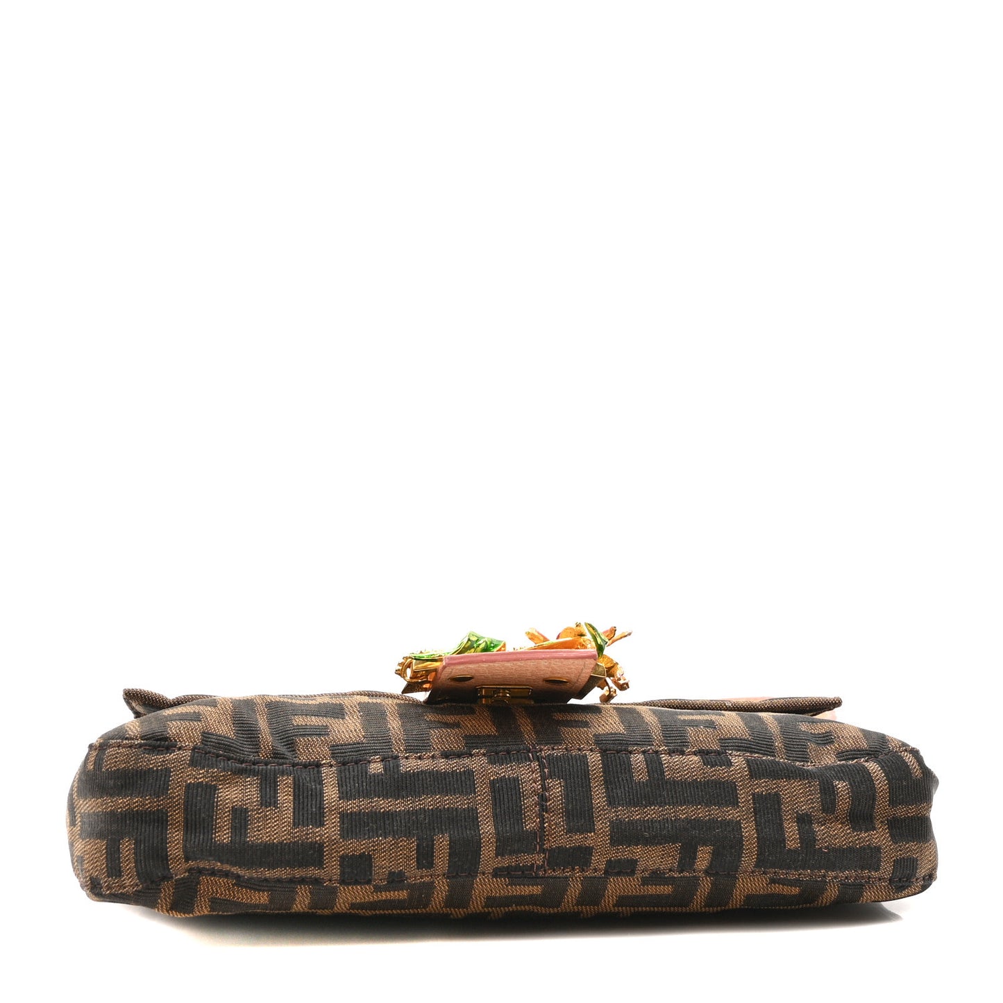 Zucca Crystal Flower Baguette Tobacco