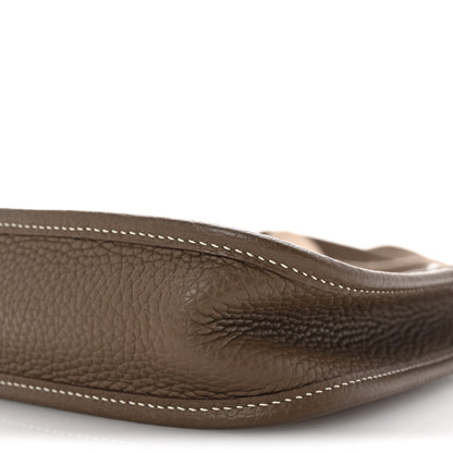 Hermes Taurillon Clemence Evelyne TPM Etoupe 10 of 10