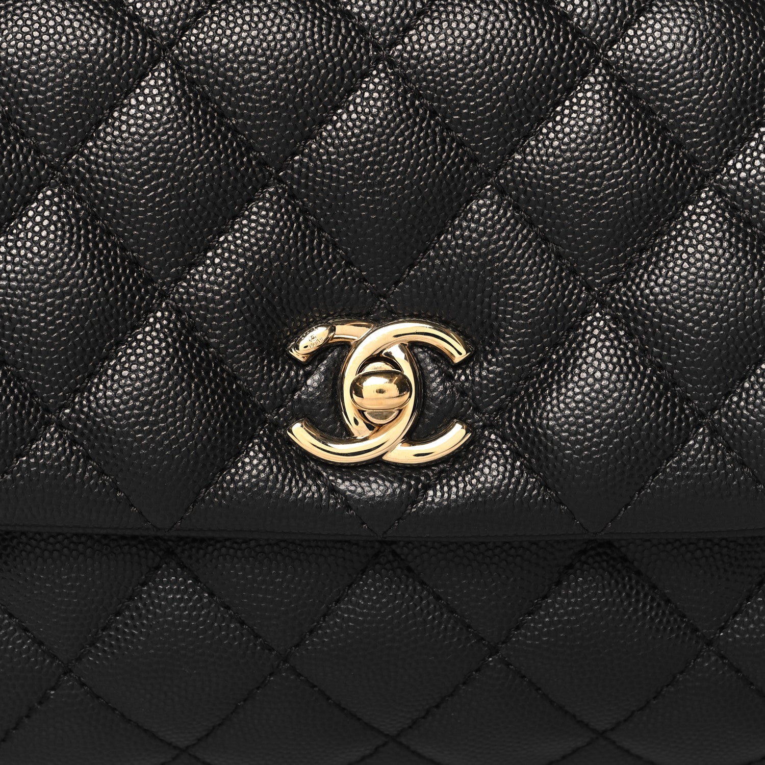 Chanel Caviar Quilted Mini Coco Handle Flap Black 8 of 10