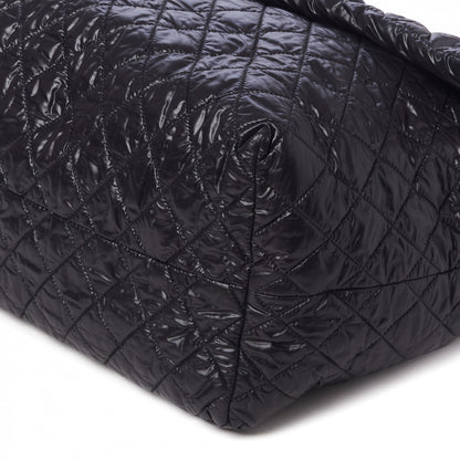 Chanel Nylon Quilted Large Coco Cocoon Shopping Tote and Messenger Bag Black 11 of 15