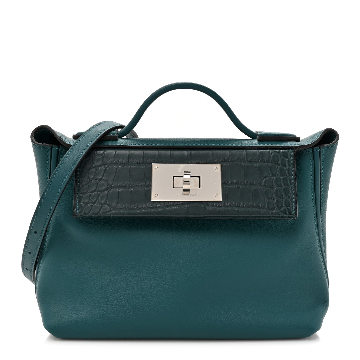 Evercolor Matte Alligator Swift Touch 24/24 21 Vert Bosphore