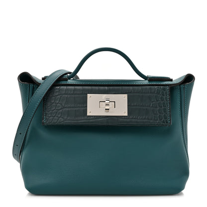 Hermes Evercolor Matte Alligator Swift Touch 24/24 21 Vert Bosphore 1 of 11