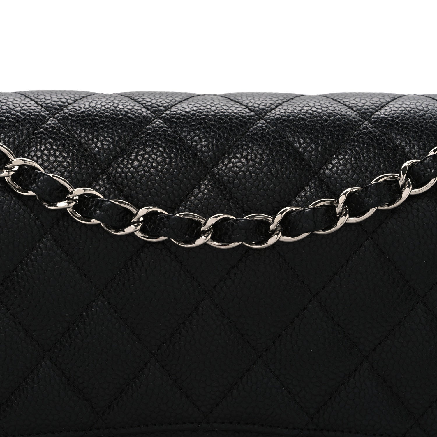Chanel Caviar Quilted Medium Double Flap Black 8 of 11
