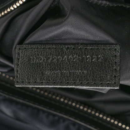Saint Laurent Nylon City Long Sling Bag Dark Blueberry Black 8 of 11
