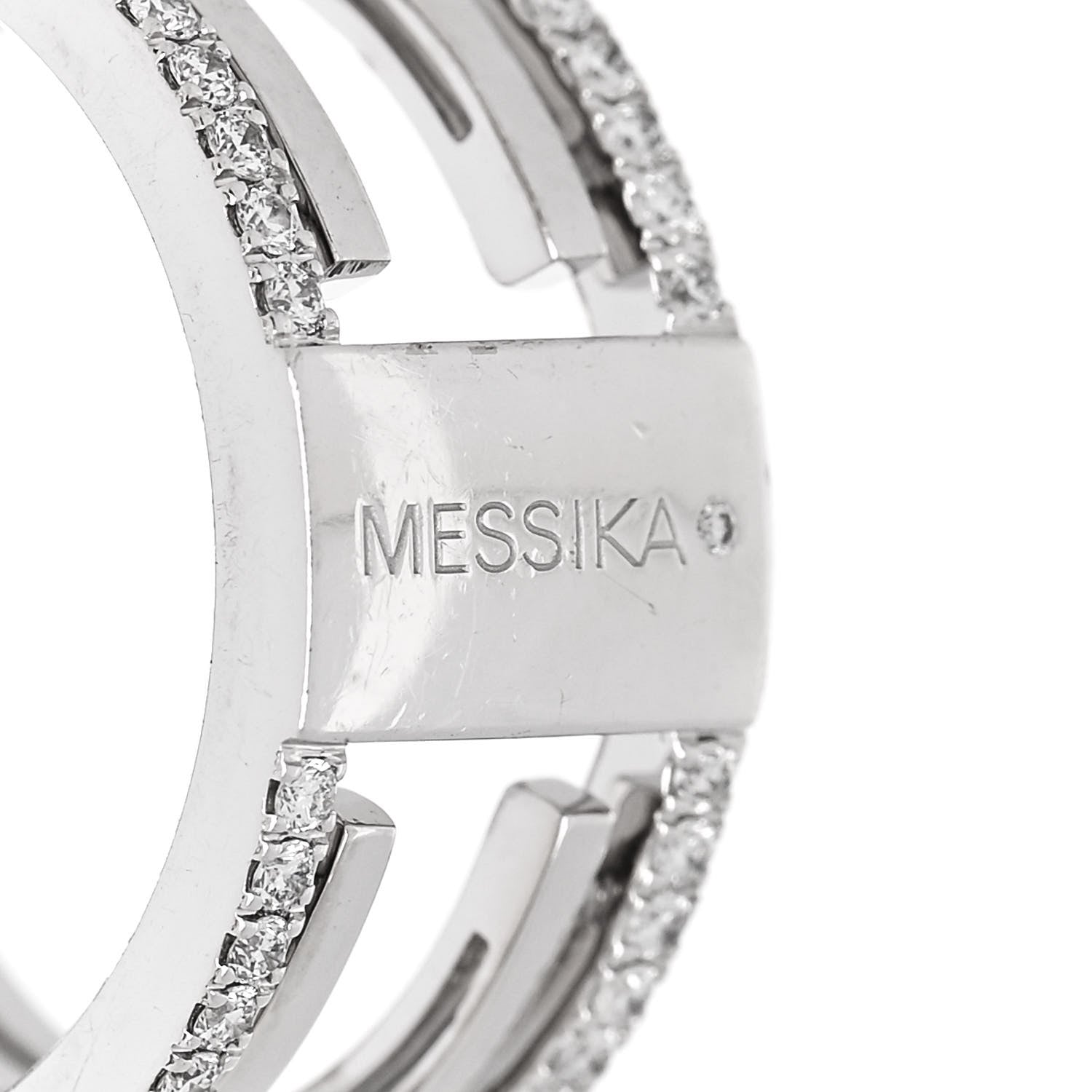 Messika 18K White Gold Diamond Move 10th Ring 53 6.5 4 of 5