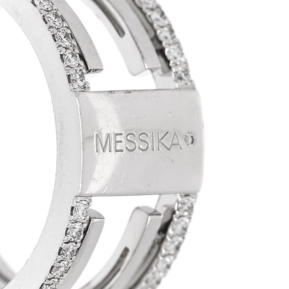 Messika 18K White Gold Diamond Move 10th Ring 53 6.5 4 of 5