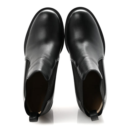 Christian Louboutin Calfskin Marchacroche 70 Chelsea Boots 38 Black 2 of 9