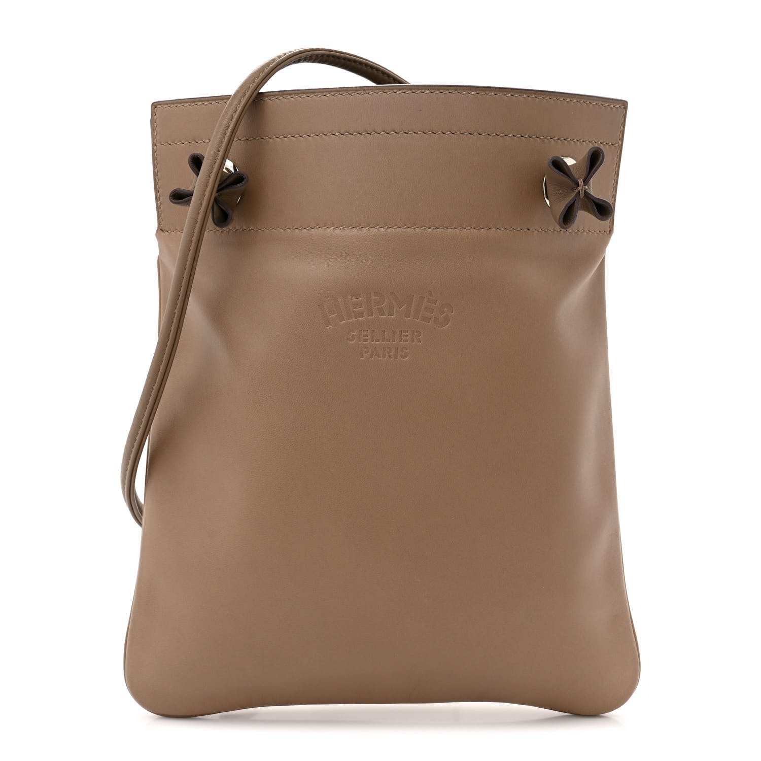 Hermes Milo Lambskin Swift Mini Aline Etoupe 1 of 14
