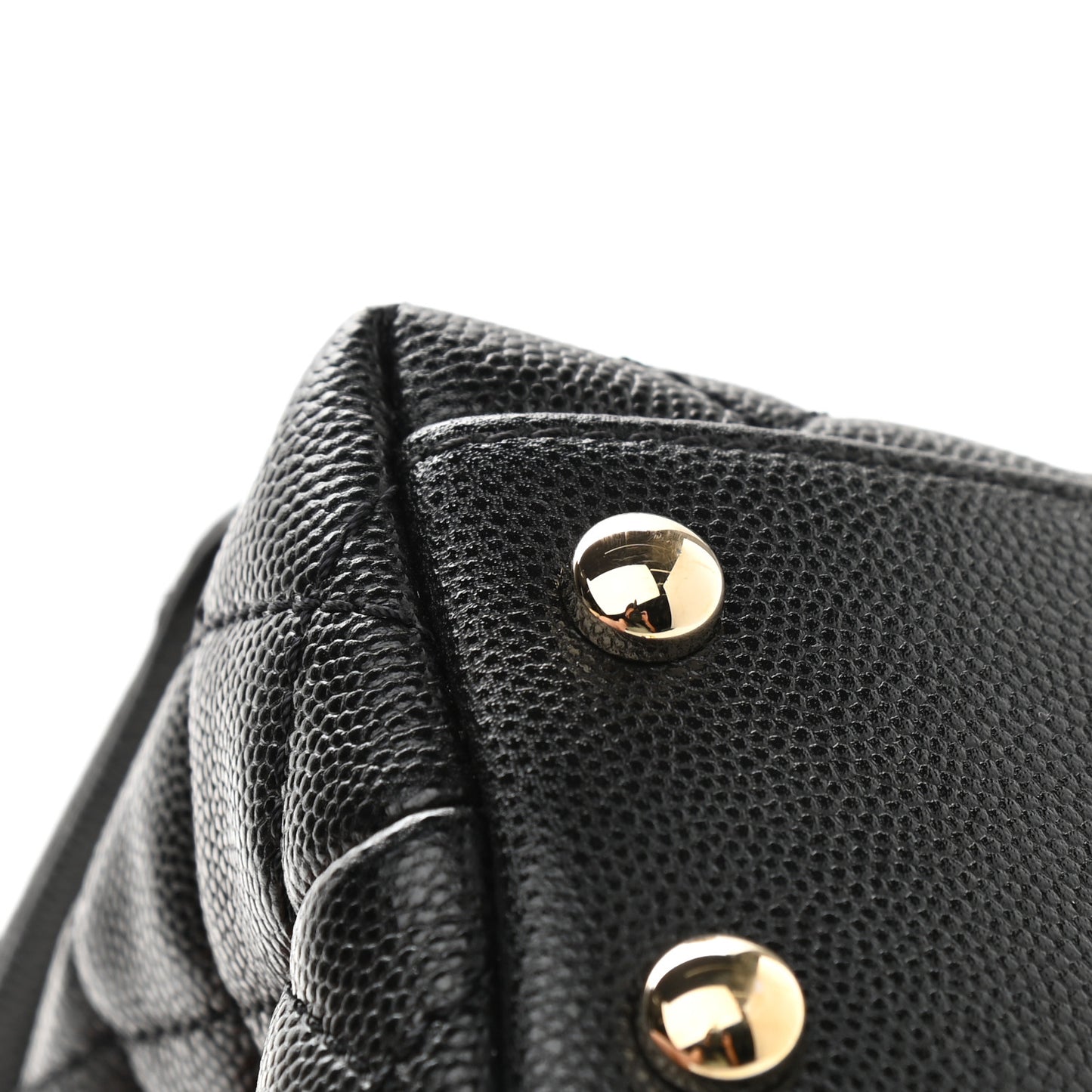 Caviar Quilted Extra Mini Coco Handle Flap Black