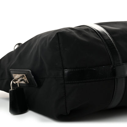 Prada Tessuto Nylon Saffiano Tote Black 9 of 10