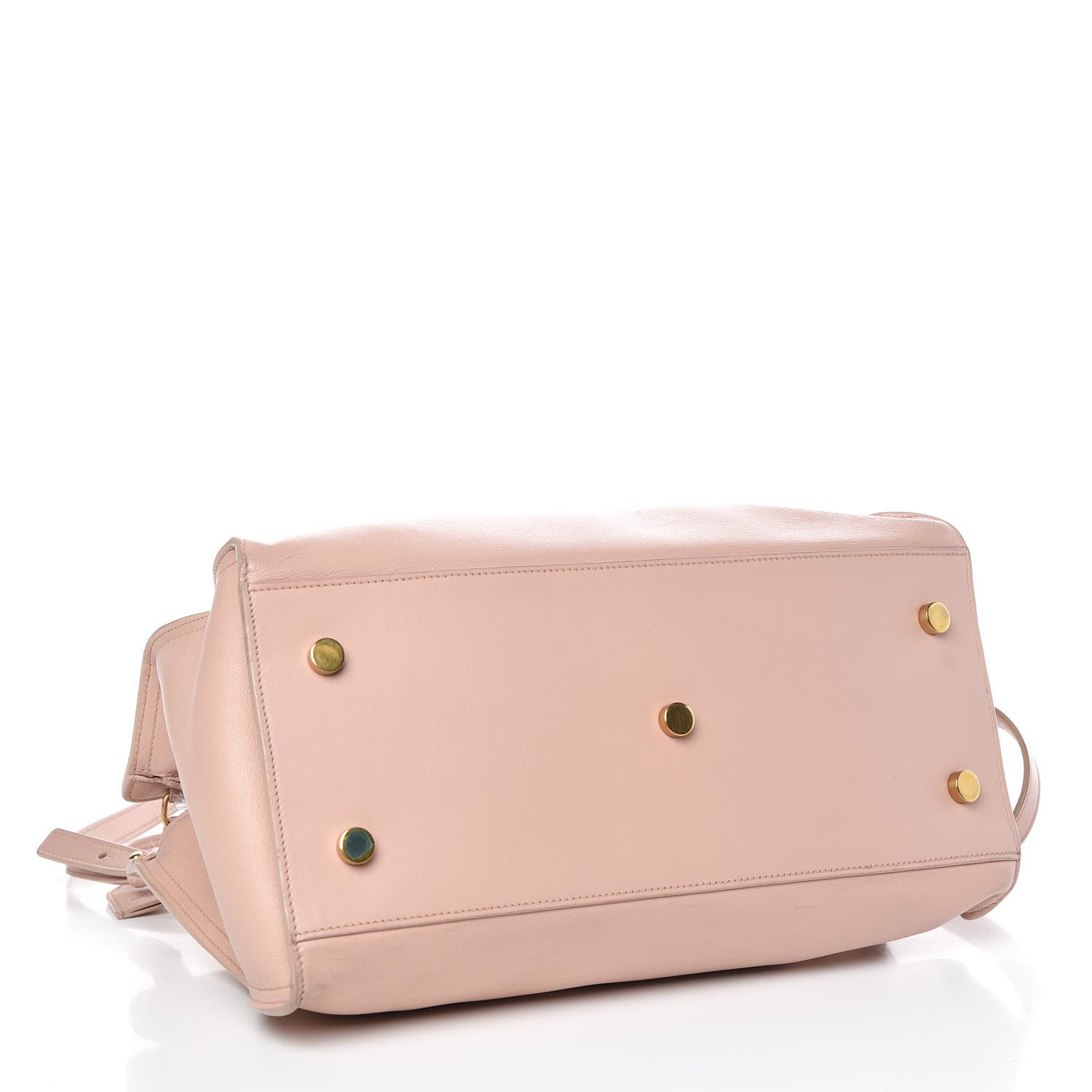 Saint Laurent Calfskin Small Monogram Cabas Pale Blush 4 of 11