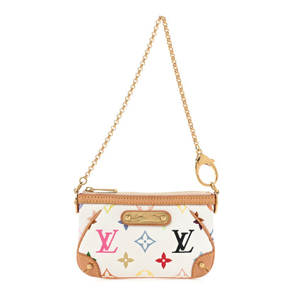 Louis Vuitton Monogram Multicolor Pochette Milla PM White 1 of 10
