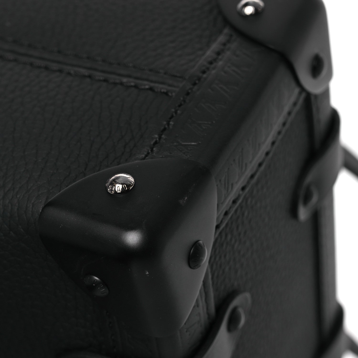 Louis Vuitton Calfskin Side Trunk MM Black 12 of 12