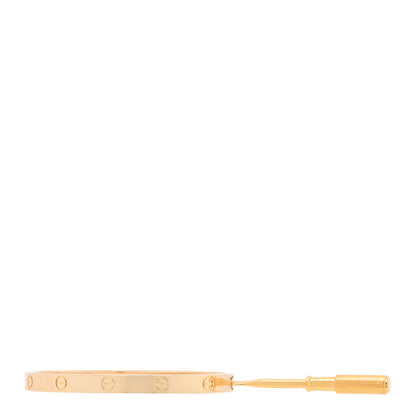 Cartier 18K Yellow Gold LOVE Bracelet 19 4 of 9