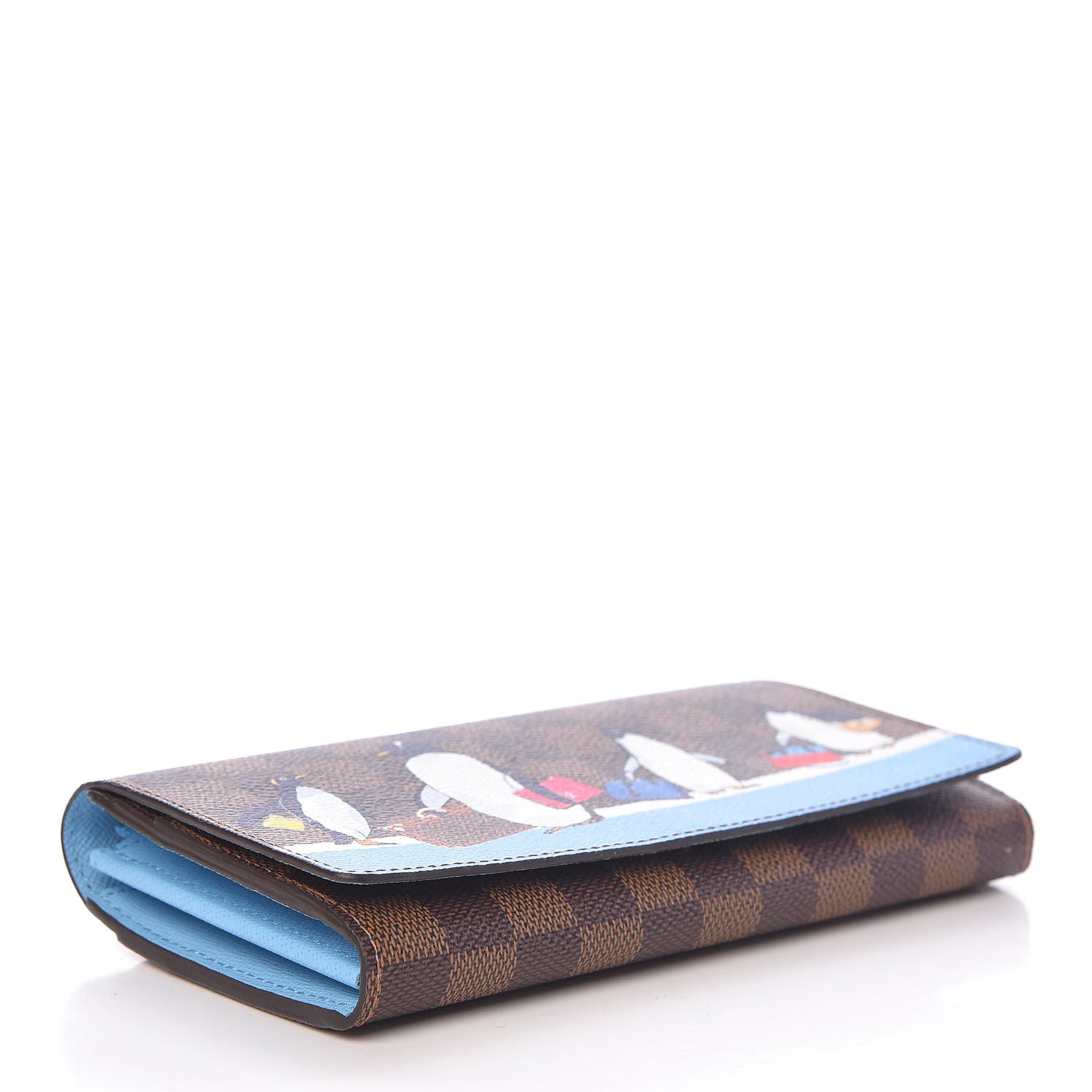 Louis Vuitton Damier Ebene 2017 Christmas Animation Sarah Wallet 4 of 7
