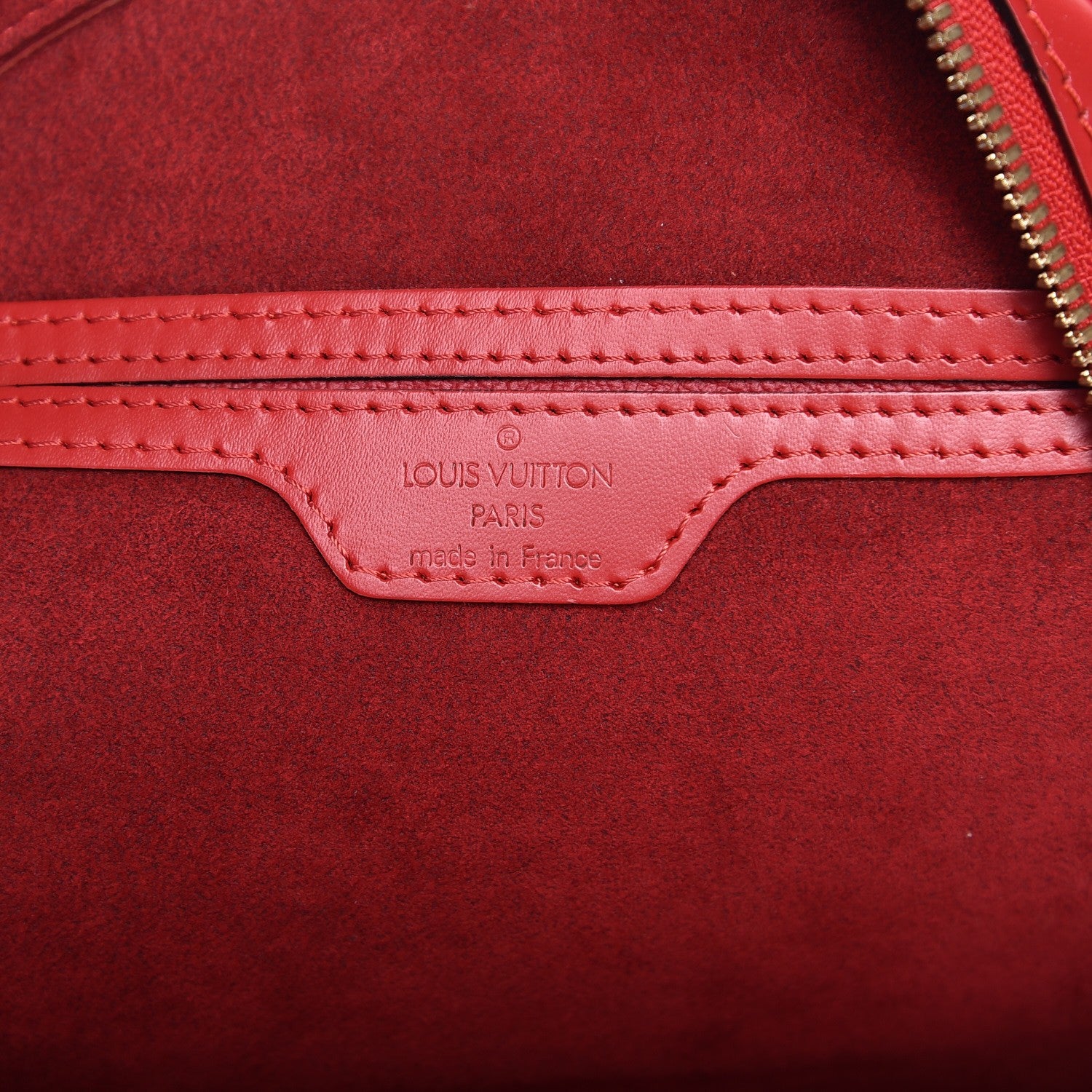 Louis Vuitton Epi Mabillon Backpack Castillan Red 6 of 6